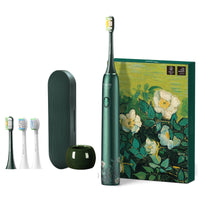 Cepillo de dientes eléctrico sónico en caja de regalo Rosa Verde