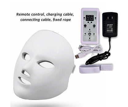 7-Color LED Light Therapy Face Mask