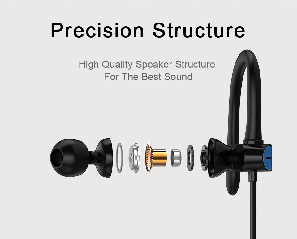 Compatible avec les écouteurs PTM TS27 Sport Running Anti-chute Oreillette Casque stéréo avec micro pour téléphone Xiaomi universel