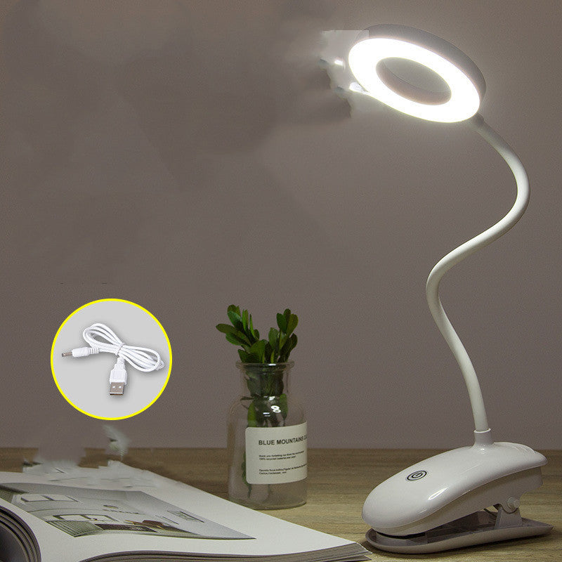 Lampe de bureau rechargeable à pince