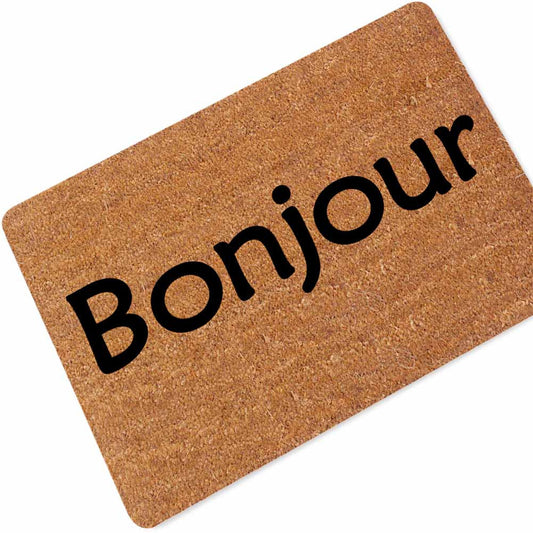 Alfombra antideslizante impermeable para puerta, personalizada