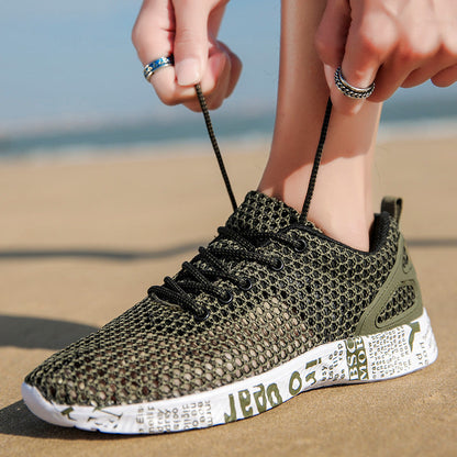 Soft running shoes
