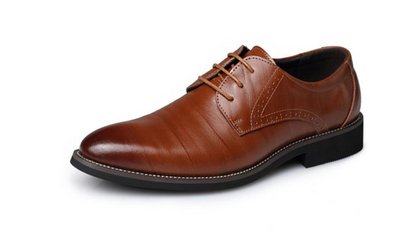 Chaussures pour hommes en cuir chaussures de ville habillées d'affaires grandes tailles chaussures décontractées pour hommes