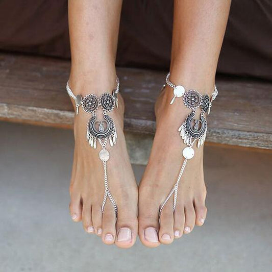 Bohemian Jewelry Antique Silver