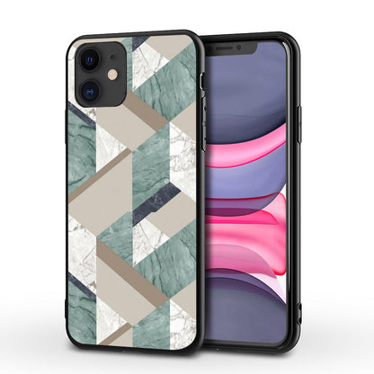 Marble Print TPU iPhone Case – 9 Style Options | Drop-Resistant Back Cover | iPhone 5–11