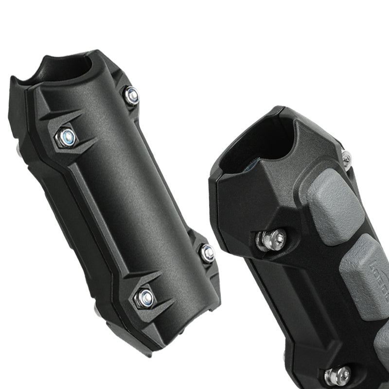 LOBOO Crash Bar Bumper Pads(Pair) – Universal Motorcycle Frame Protectors with Rubber Cushion, Fits 22–25mm Bars