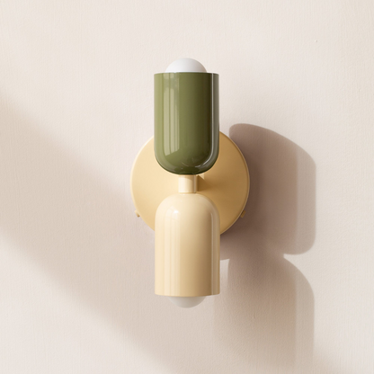 Modern Minimalist Cylinder LED Wall Sconce Iron Indoor Wall Light