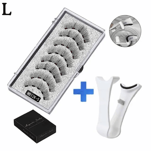 Cils magnétiques 3D réutilisables