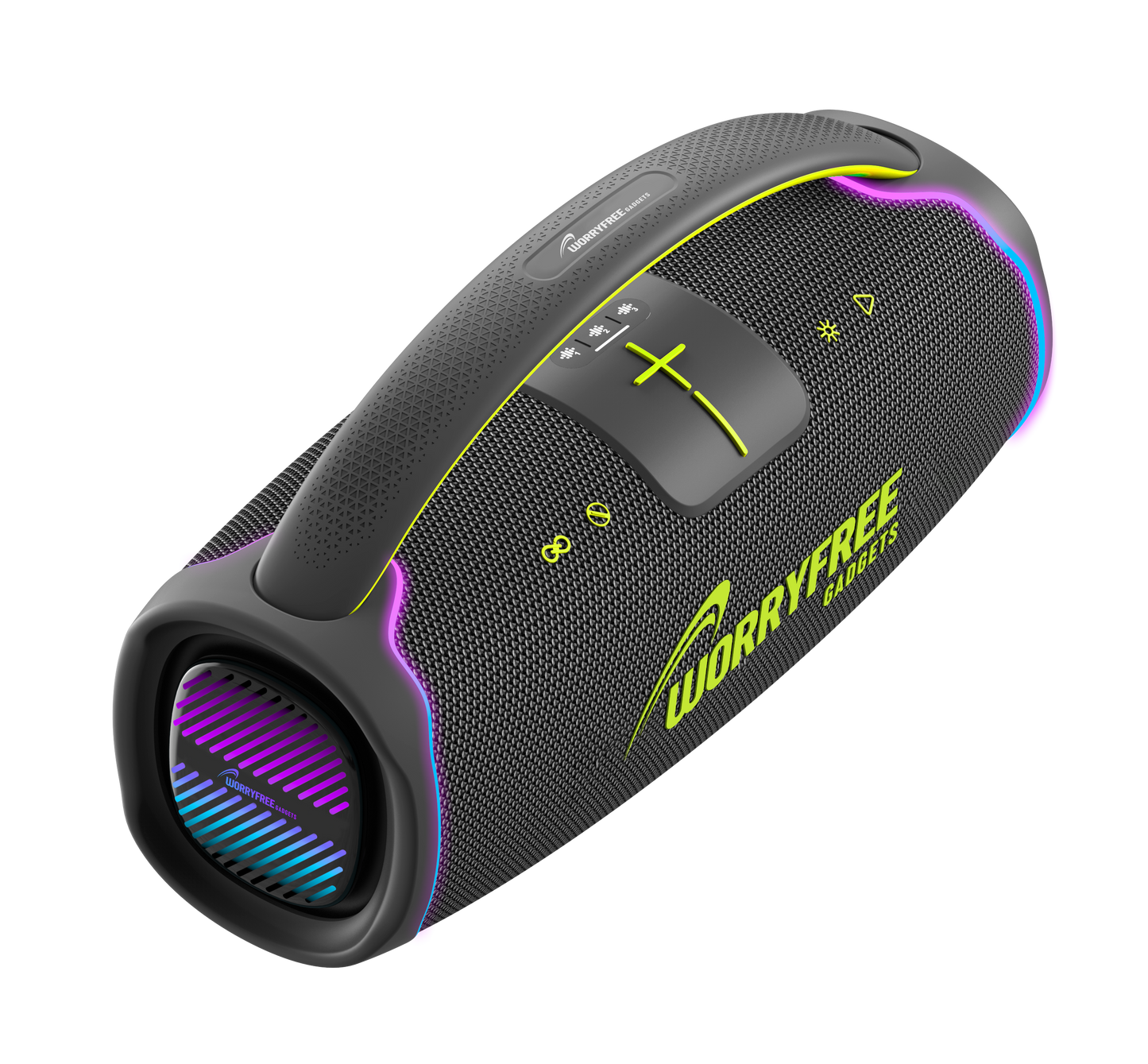 300W Portable Bluetooth Speaker with Handle, One Microphone