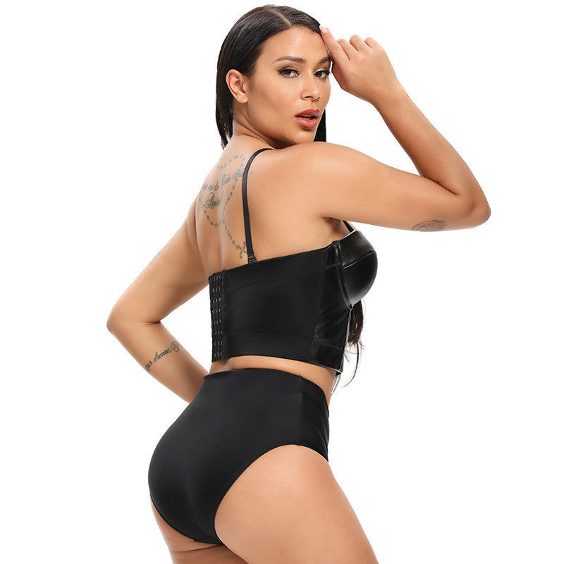Haut bustier pour femmes Corset dos nu