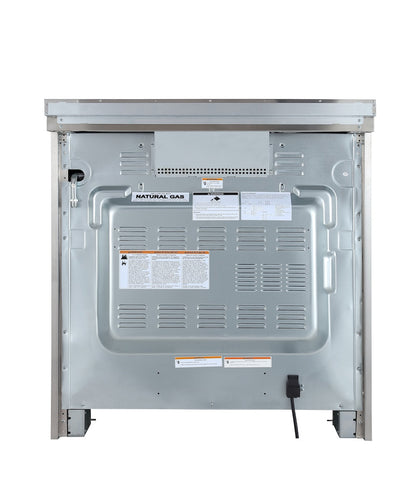 Cuisinière à gaz Rangaire 36" avec four à convection et four encastrable en acier inoxydable RRG361TS