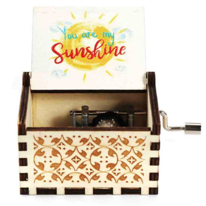 Painted music box creative gift decoration