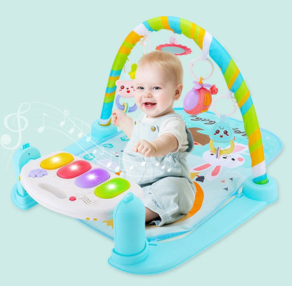 Cadre de fitness musical piano à pédales pour bébé, tapis de fitness pour bébé