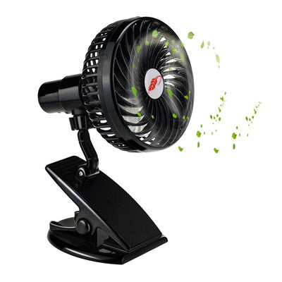 Mini ventilador con clip silencioso recargable, de 4 aspas, para cochecito de bebé, ventilador portátil de refrigeración de aire con 3 velocidades, ventilador de escritorio USB con salida USB