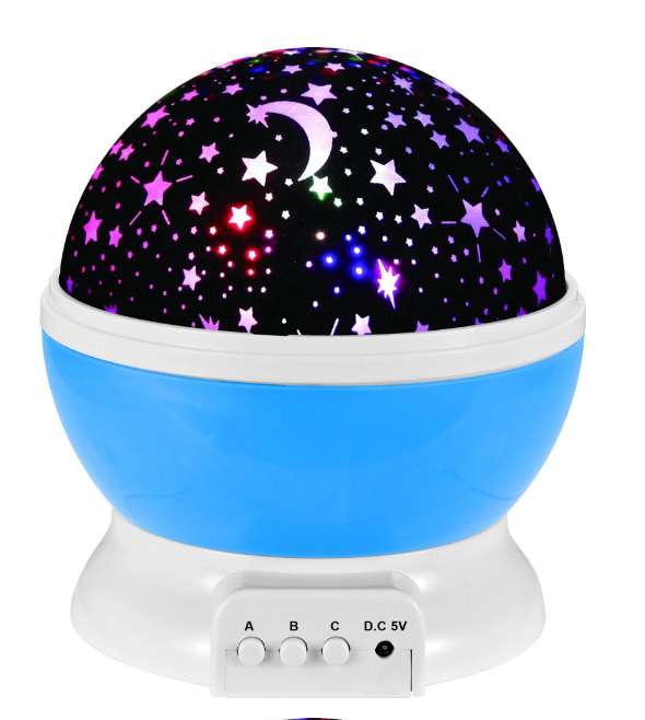 Gira el proyector de cielo romántico