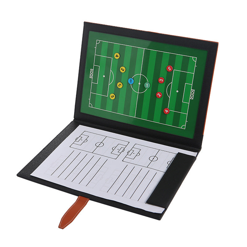 Tableau tactique de football Housse en cuir PU Tableau d'arbitre pour l'enseignement