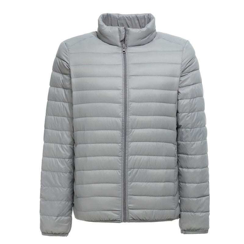 Doudoune légère pour homme Col montant Grande taille