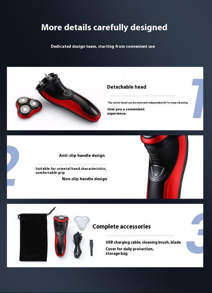 Electric Shaver Men's Rechargeable Shaver