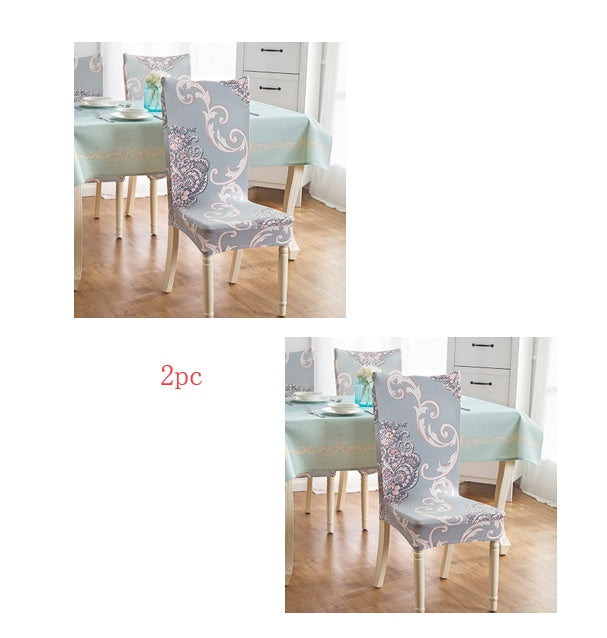 Funda de silla para el hogar, funda de silla de hotel, funda de silla para paquete, funda de silla elástica siamesa, funda de silla de oficina para ordenador