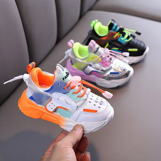 Boys' and Girls' Sports Shoes Non Slip Breathable Children's Running Shoes