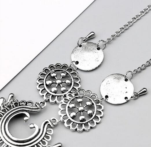 Bohemian Jewelry Antique Silver