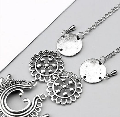Bohemian Jewelry Antique Silver