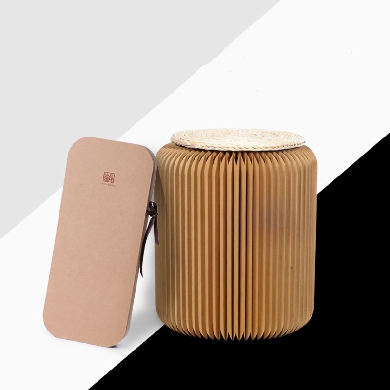 Folding chair kraft paper