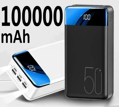 50000mAh Portable Power Bank High Capacity Fast Charging Multi-Device