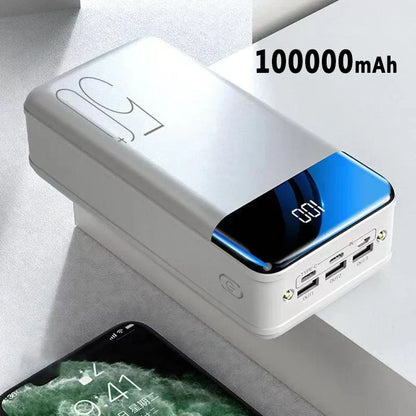 50000mAh Portable Power Bank High Capacity Fast Charging Multi-Device