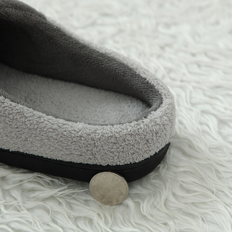 Pantoufles Hommes Hiver Antidérapantes Chaussons d'Intérieur Couvre-Chaussures Imperméables Pantoufles de Table Peuvent Être Portées Chaussures d'Intérieur
