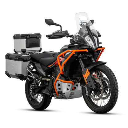 LOBOO CHG222 Crash Bar & Engine Guard for KTM 790 / 890 Adventure & Husqvarna Norden 901 – Upper & Lower Protection, Black or Orange Finish