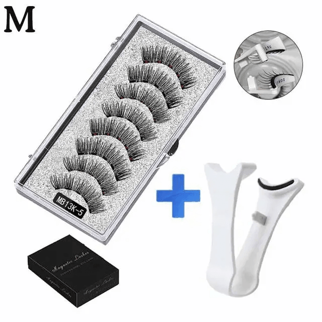 Cils magnétiques 3D réutilisables
