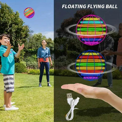 LED Flying Spinner Ball Drone