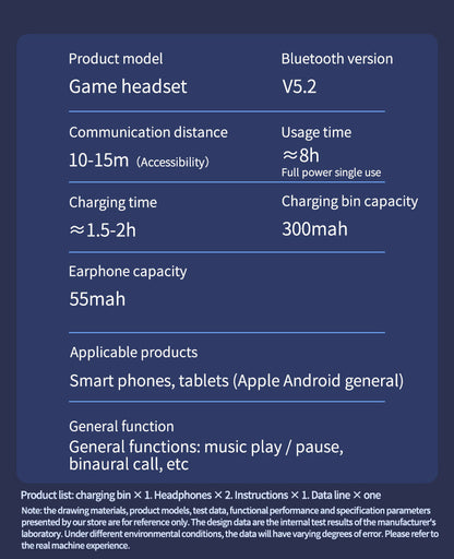 Auriculares In-Ear Inalámbricos Bluetooth para juegos N35