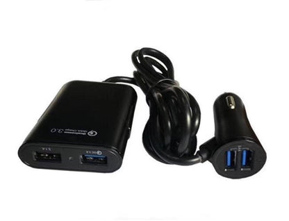 Multi-port Car Rear Seat With Wire Fast Charging