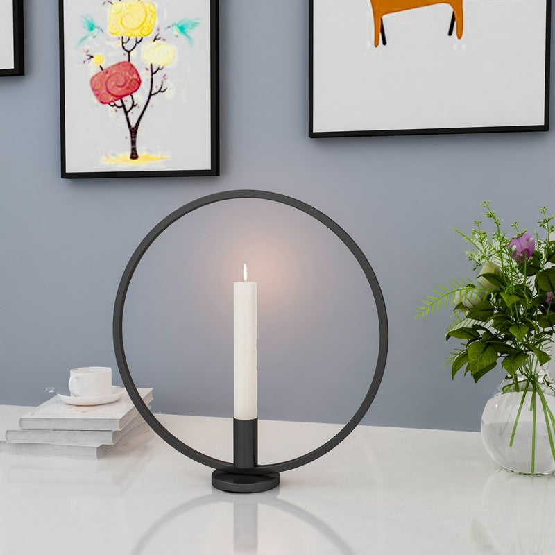 Round simple round square table