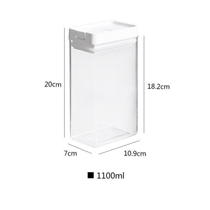 Boîte de rangement scellée pour aliments de cuisine, en plastique, grande capacité, résistante à l'humidité, réservoir de stockage de céréales, boîte à cargaison sèche