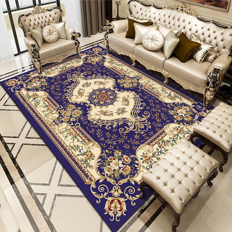 Tapis de canapé de table basse de salon de chambre à coucher de style européen