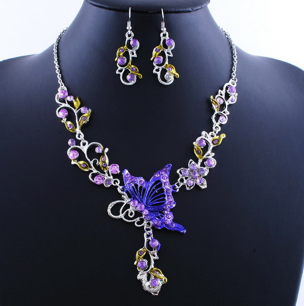 Dielian Flower Necklace Jewelry