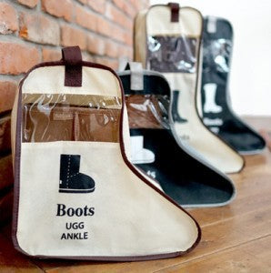Bolsa de almacenamiento para botas visible a prueba de polvo para el hogar