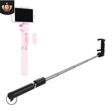 Compatible con Apple, palo de selfie para teléfono móvil, trípode Bluetooth con control remoto, soporte de selfie de aleación de aluminio con varilla telescópica