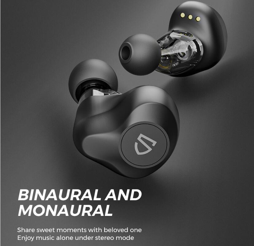 Auriculares inalámbricos Bluetooth de doble controlador dinámico