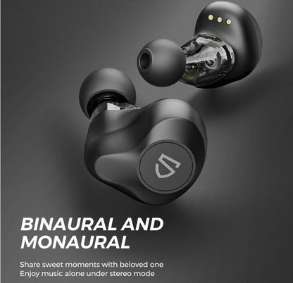 Auriculares inalámbricos Bluetooth de doble controlador dinámico