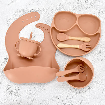 Assiette et bol d'apprentissage 11 pièces pour bébé
