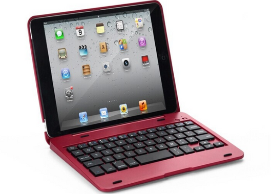 Compatible avec un clavier Bluetooth, étui en aluminium pour iPad Mini