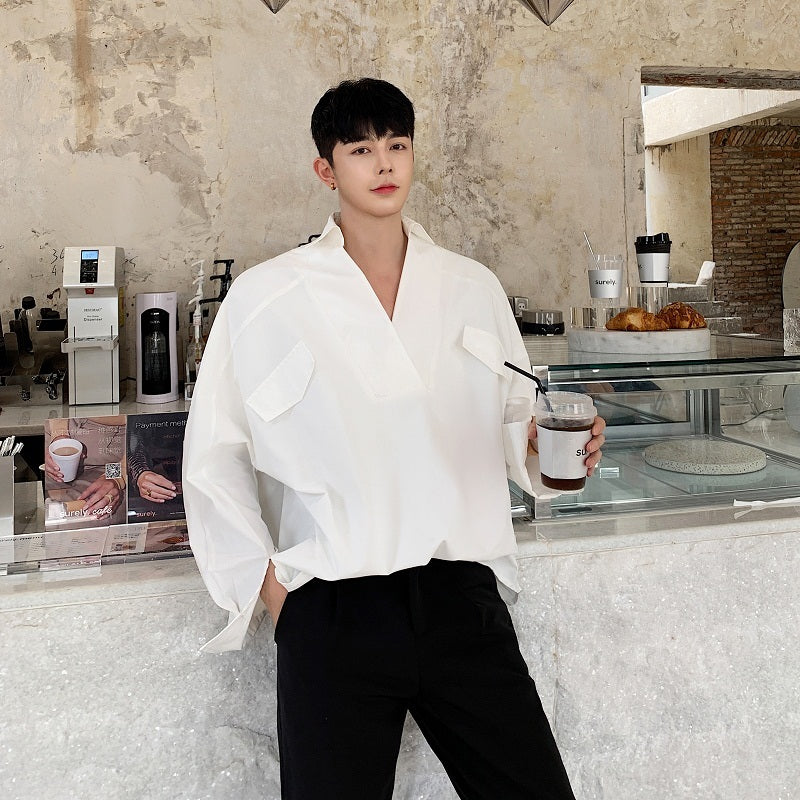 Men Long Sleeve Loose Apparel