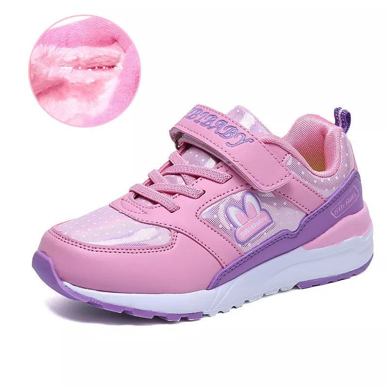 Chaussures décontractées roses tendance pour bébés filles
