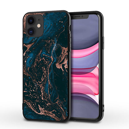 Marble Print TPU iPhone Case – 9 Style Options | Drop-Resistant Back Cover | iPhone 5–11