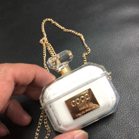Perfume Bottle Silicone AirPods Case – Creative Protective Cover for AirPods 2 & 3 Pro