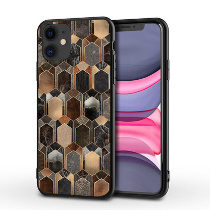 Marble Print TPU iPhone Case – 9 Style Options | Drop-Resistant Back Cover | iPhone 5–11